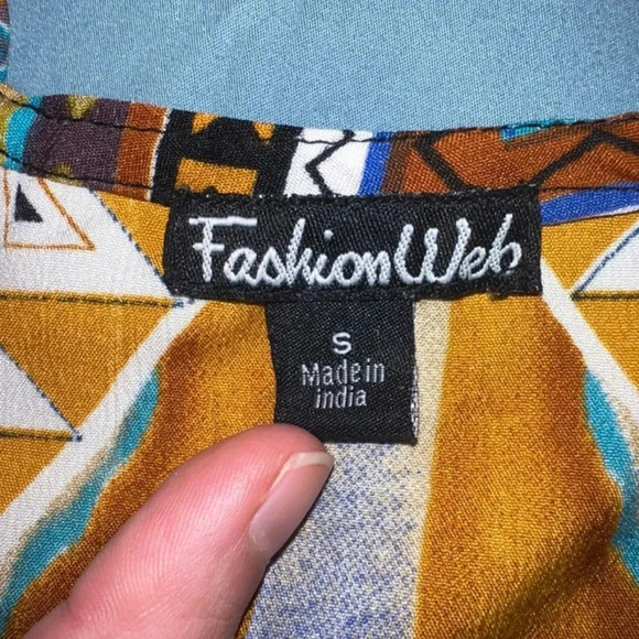 Tribal Long Tank Top / Tunic - Picture 3 of 4